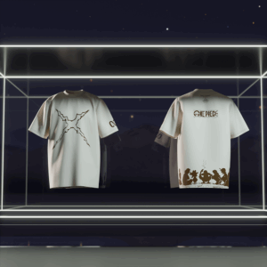Oversized T-Shirt 3D Mockup (Front & Back View) in box showcase fully customisable + PSD file